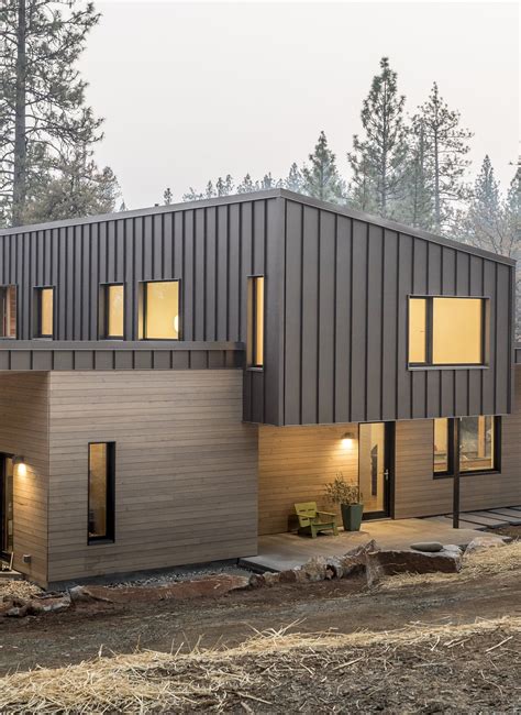 all metal siding houses|residential modern metal siding house.